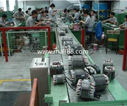 生產(chǎn)車間-電機生產(chǎn)線一角 生產(chǎn)車間-電機生產(chǎn)線一角